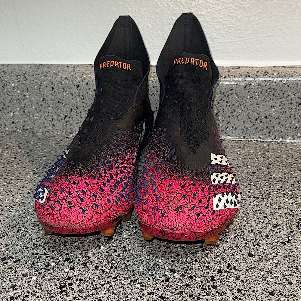 Adidas Predator Soccer Cleats - Black and Pink